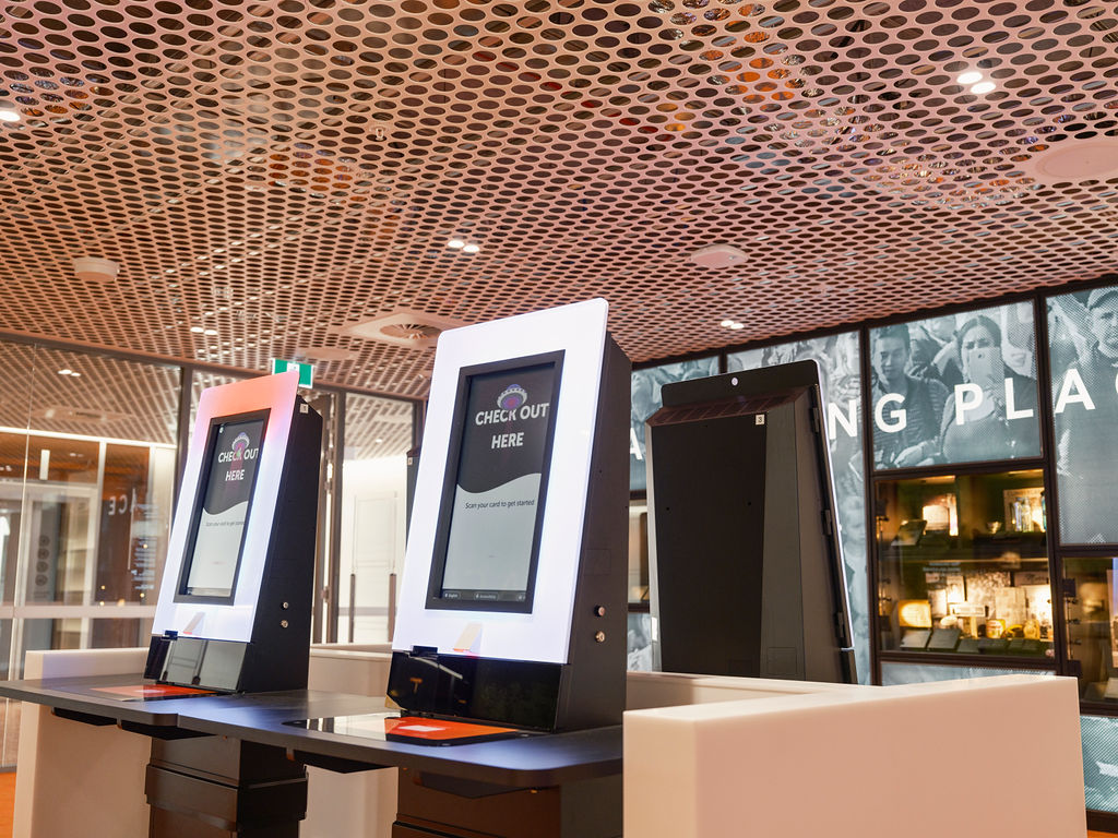 check out kiosks